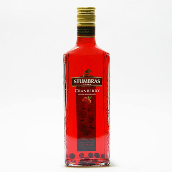 Stumbras Vodka Cranberry 40% Vol Alcohol - 50cl